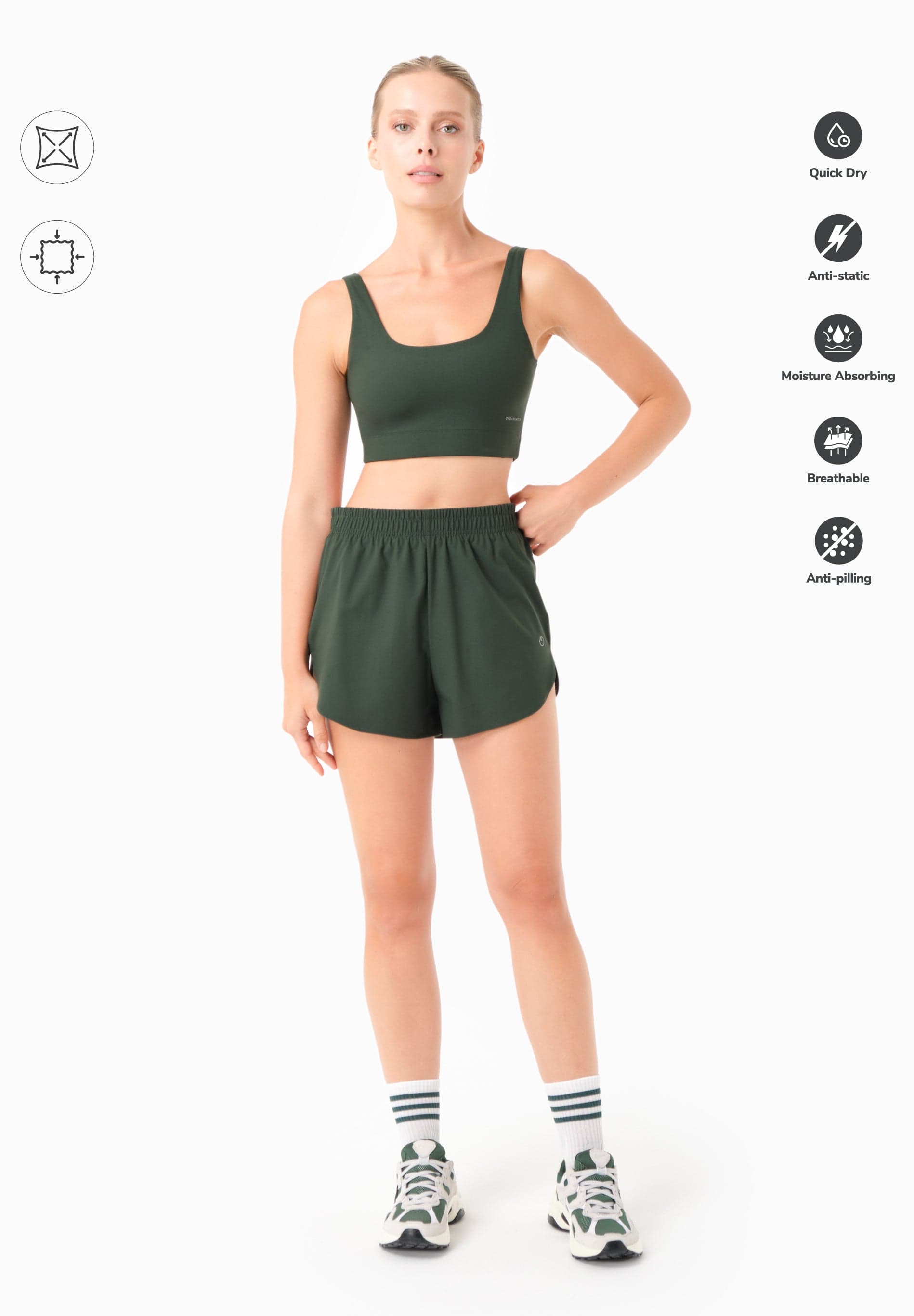 Selenna Shortsit Amazonas Green