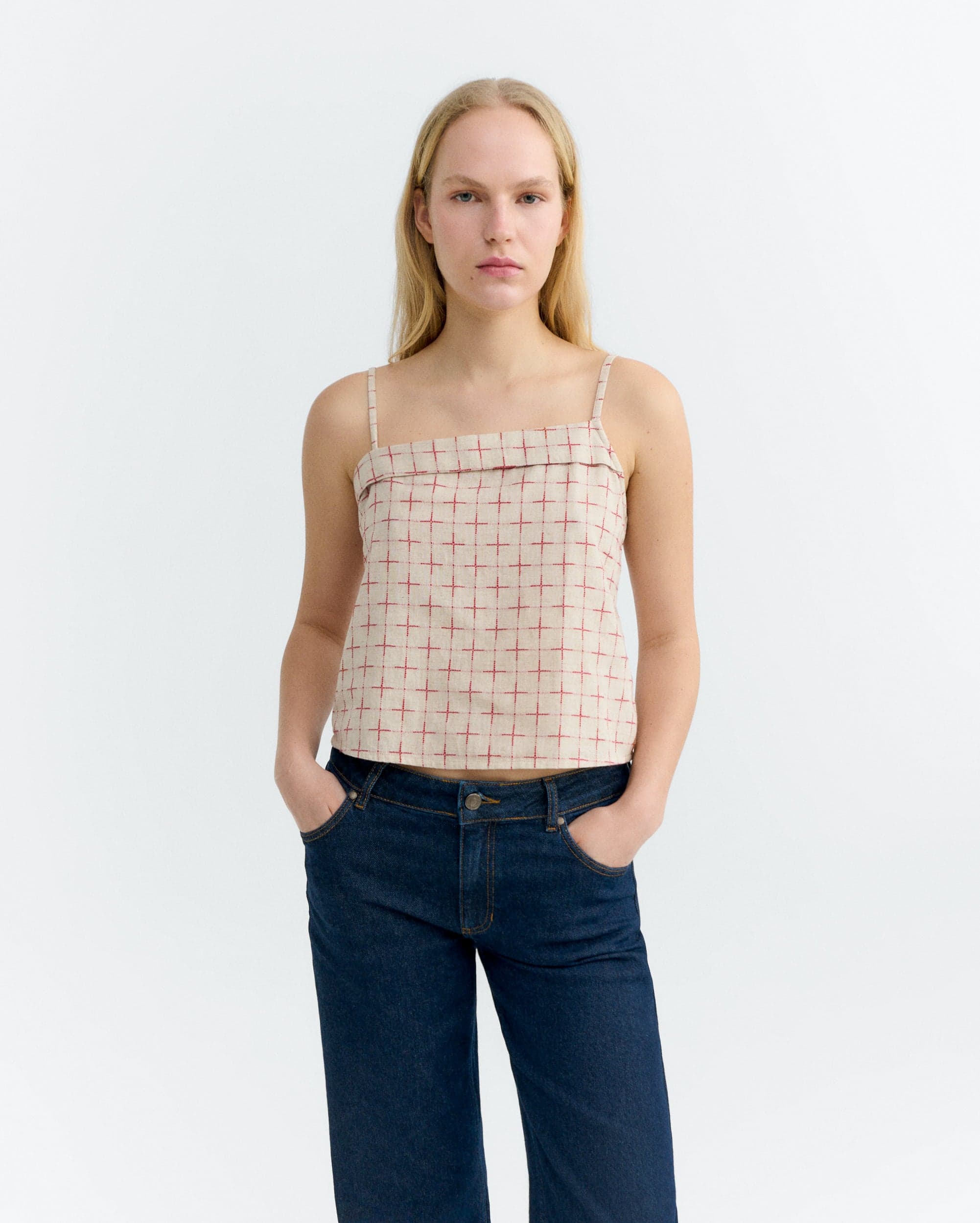 Raida Toppi Checkered Print – Thinking MU