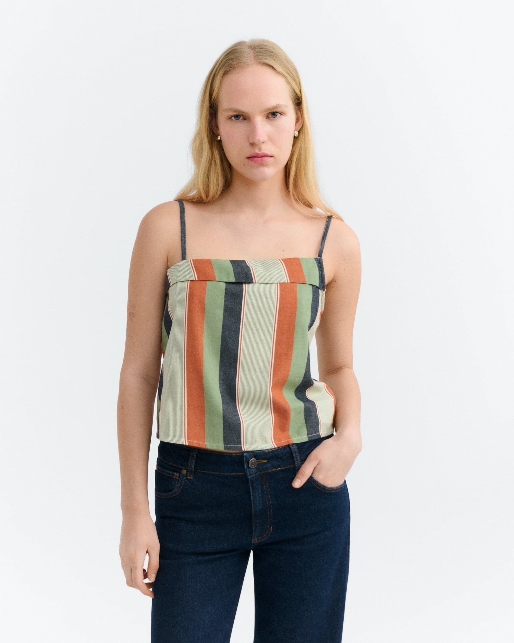 Raida Top Striped – Thinking MU