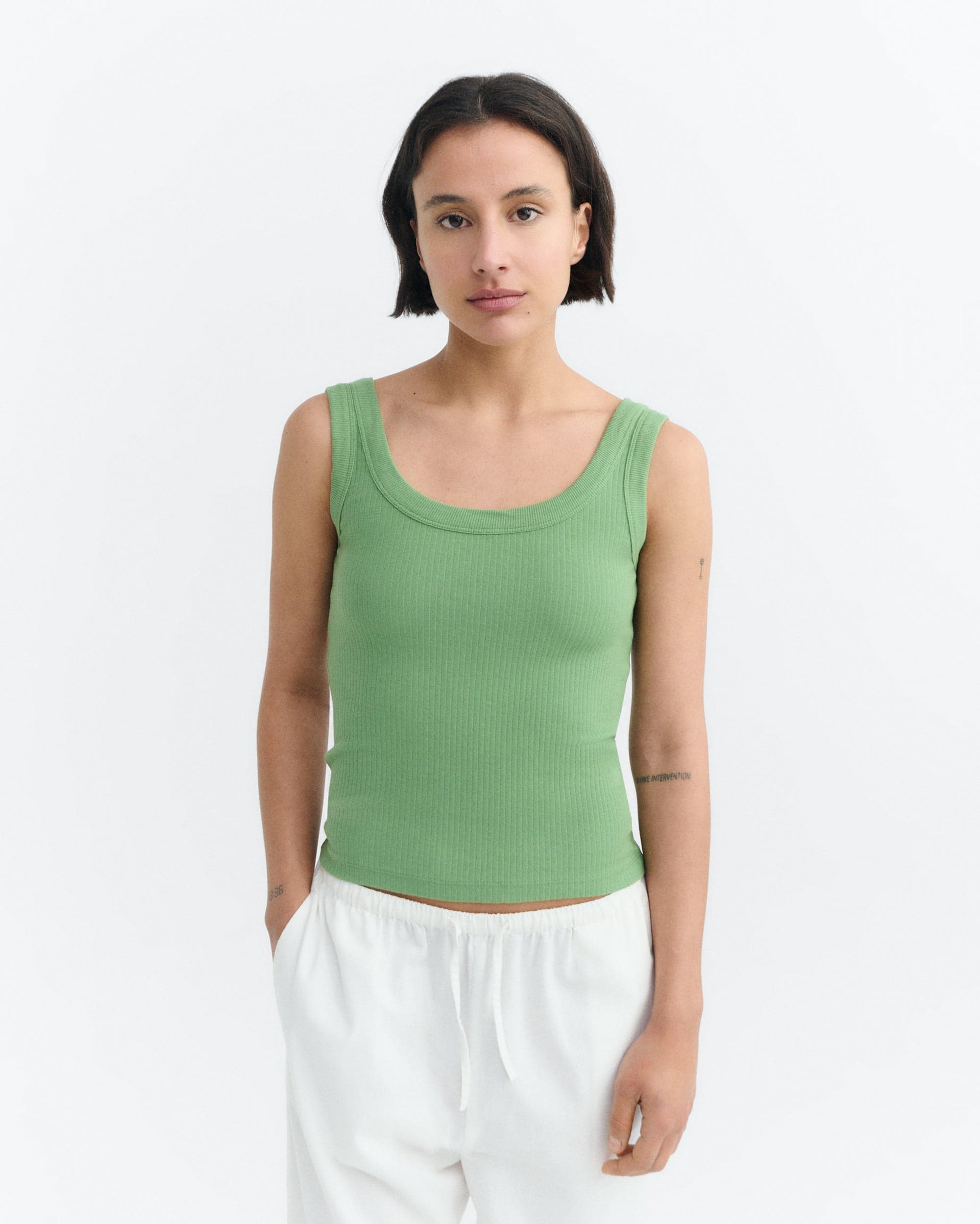Julia Toppi Vihreä Ribbed – Thinking MU