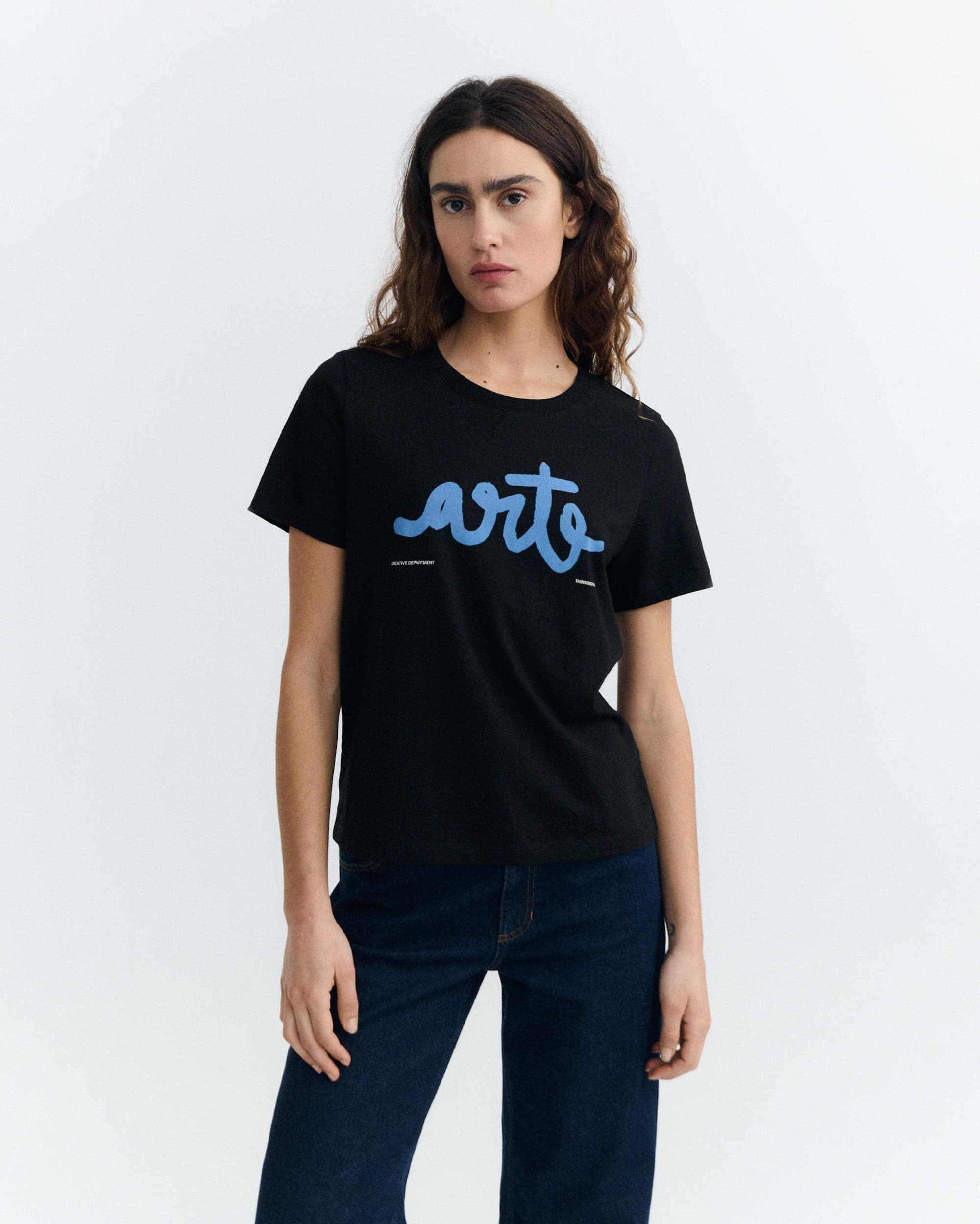 "Art" Ida T-Shirt Black – Thinking MU