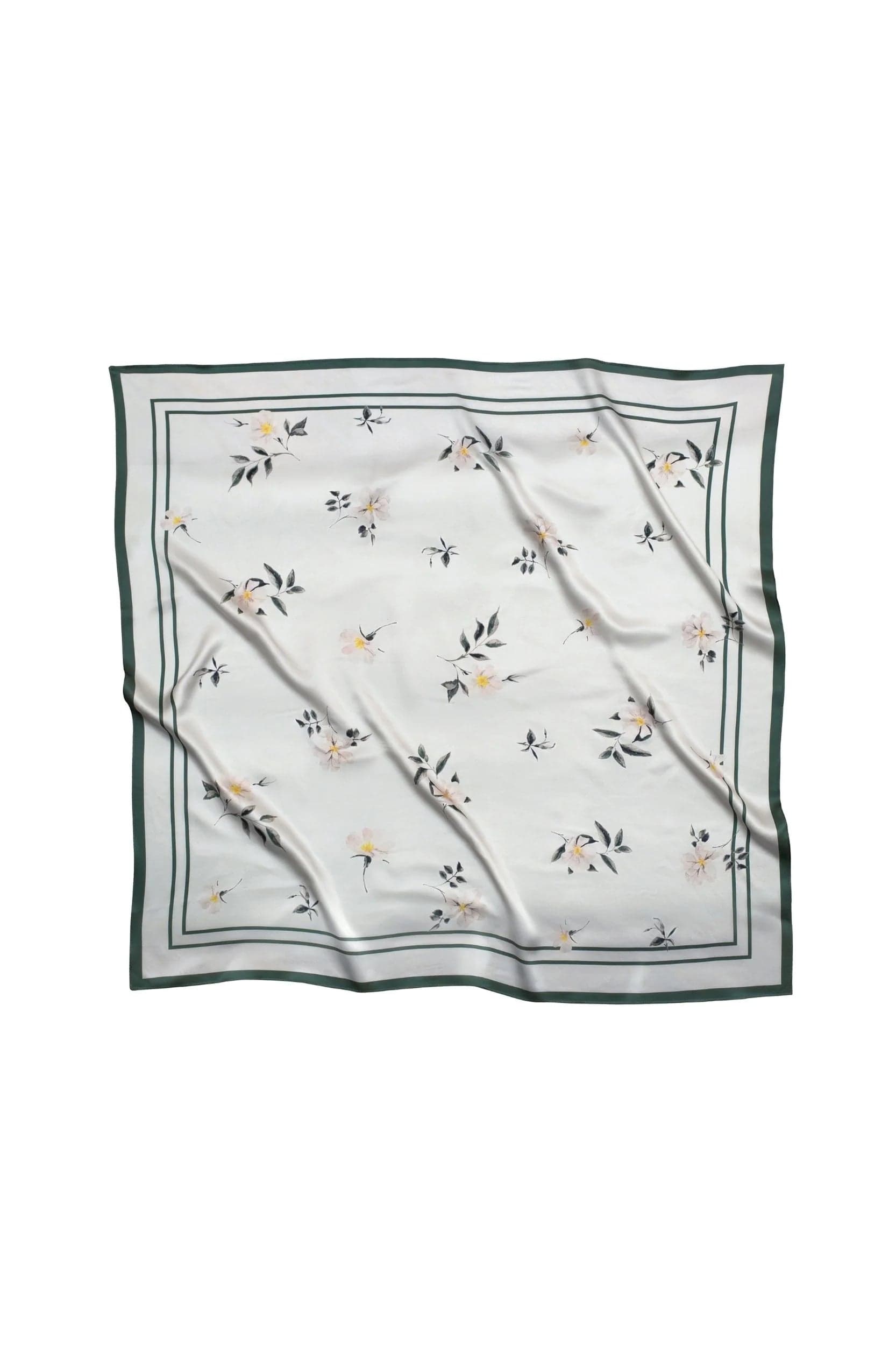 Beige Collection Large Silk Scarf Floral – RainSisters