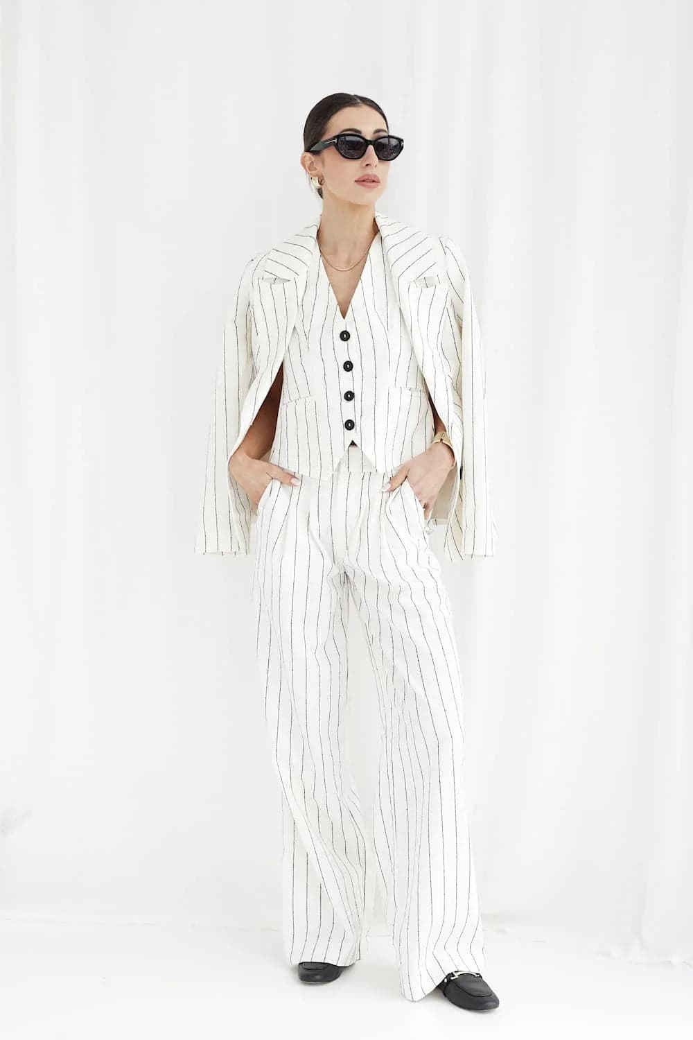 Aspen Lyocell Pants White – ANGELL