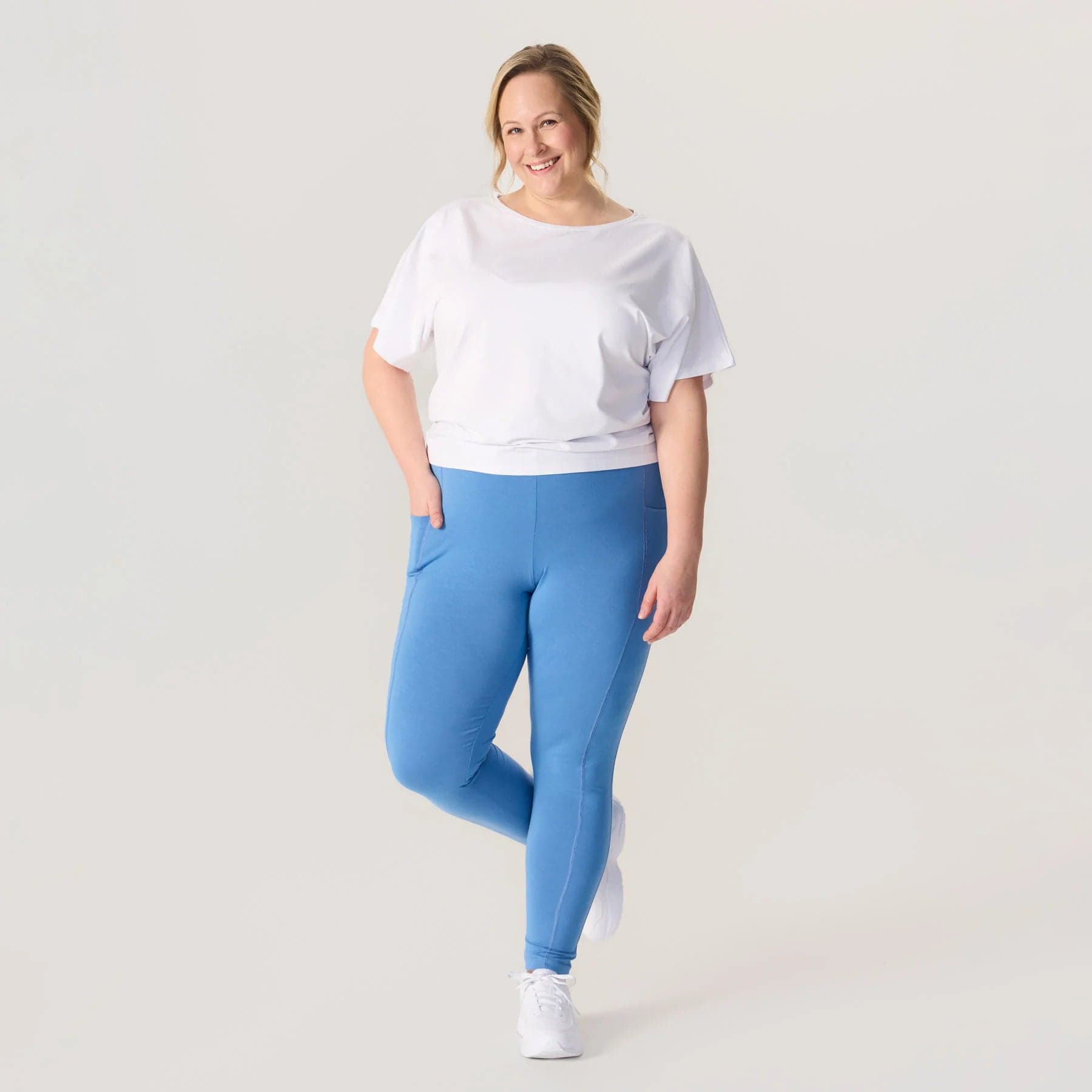 Lempi Bambuleggingsit Harmaansininen