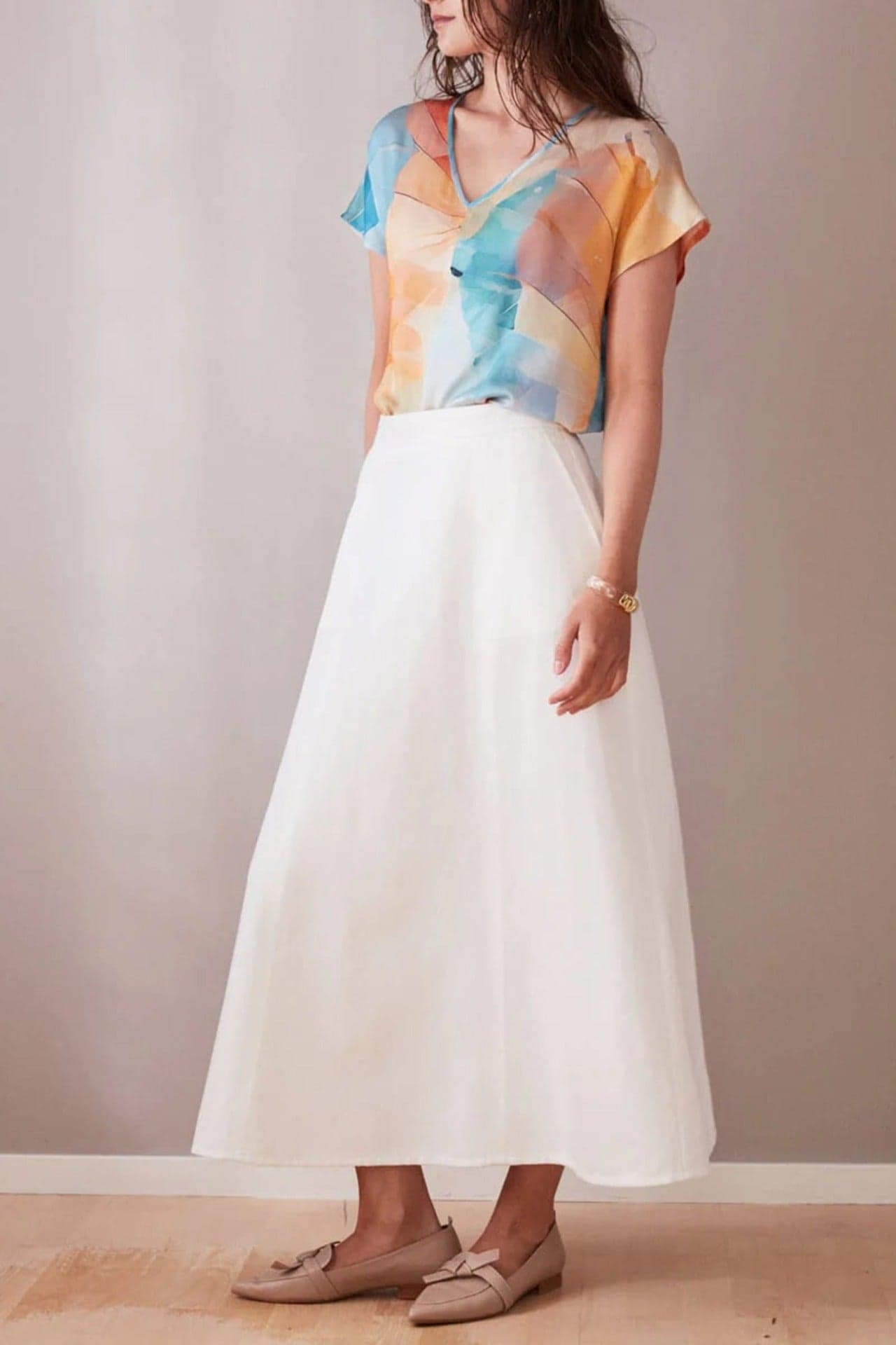 Flow Skirt White – Studio Heijne