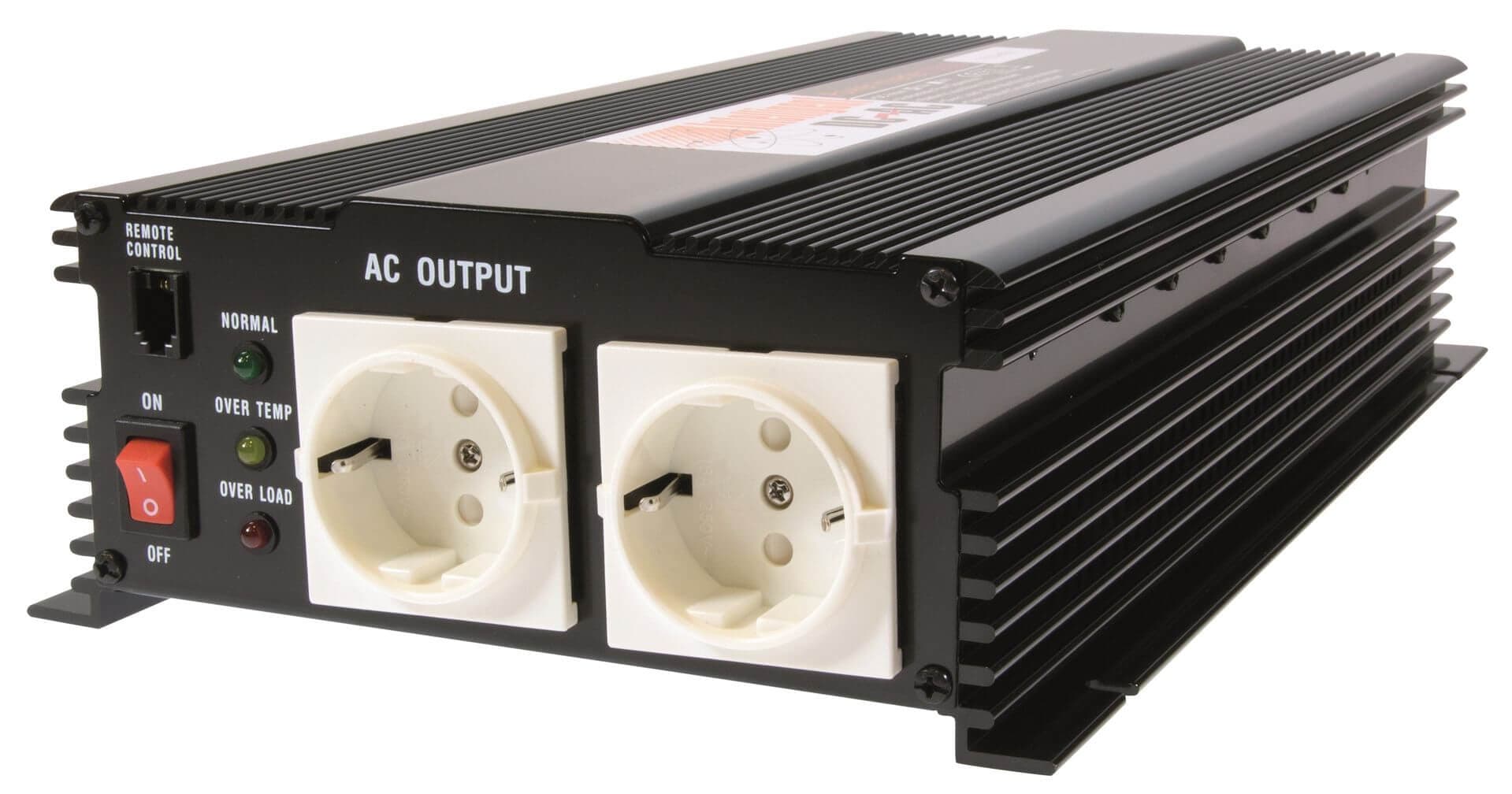 Invertteri 12 V / 1500 W, Intelligent