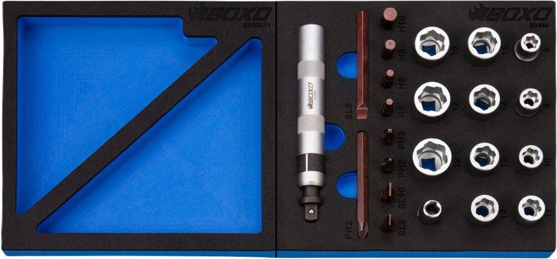 Lyöntitalttasarja 3/8", Boxo
