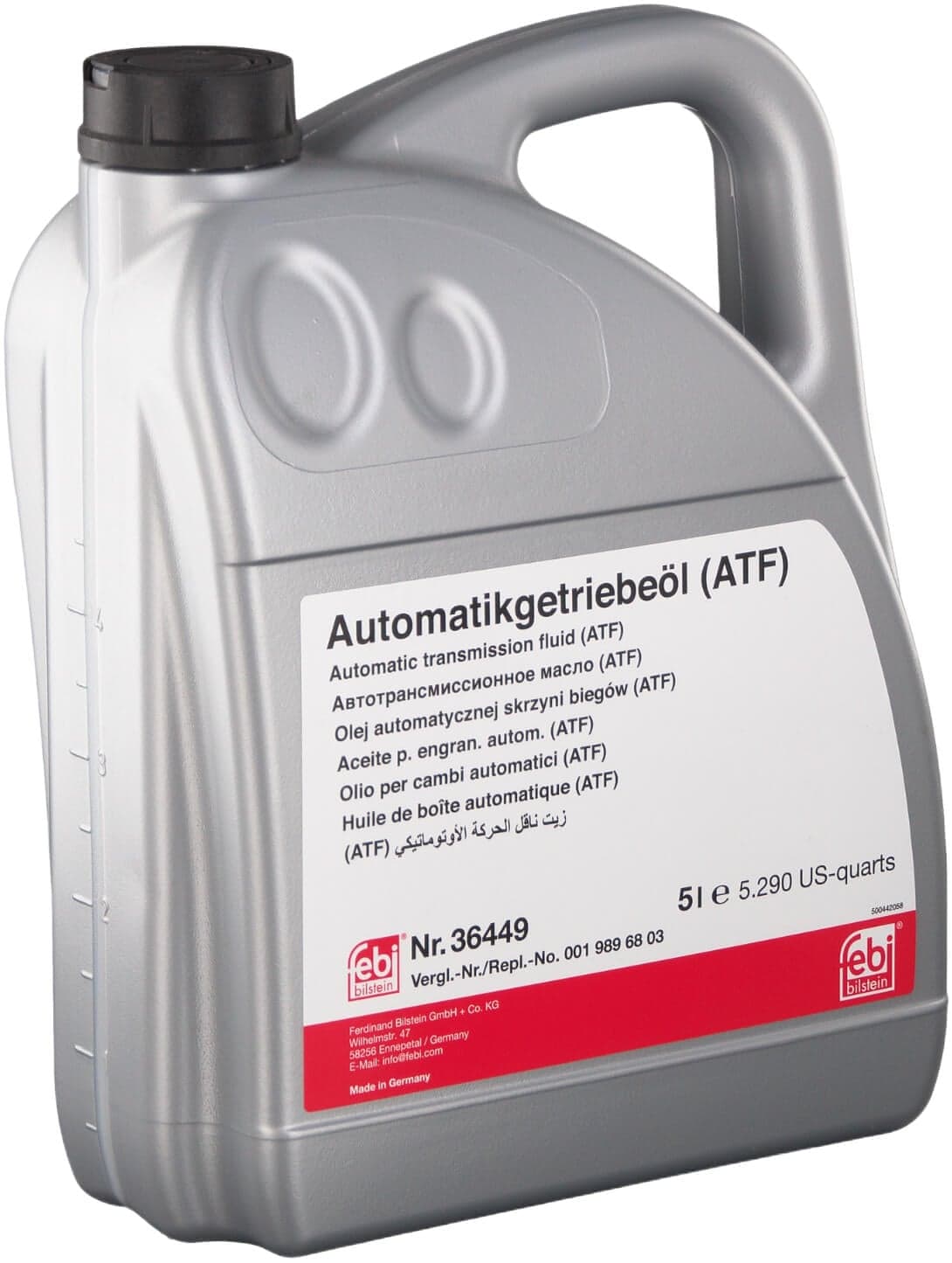 Vaihteistoöljy ATF, 5 l, Febi