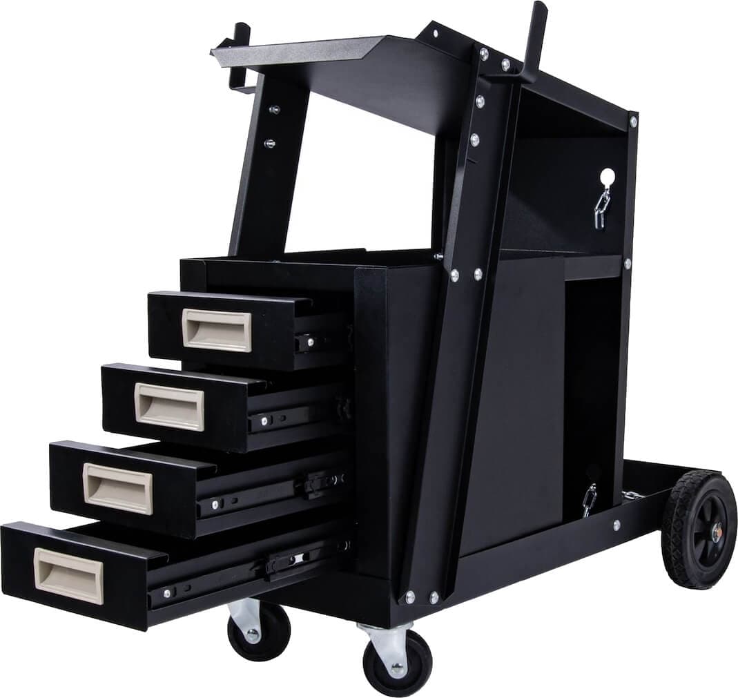 Hitsauskärry 4 laatikolla, Geko