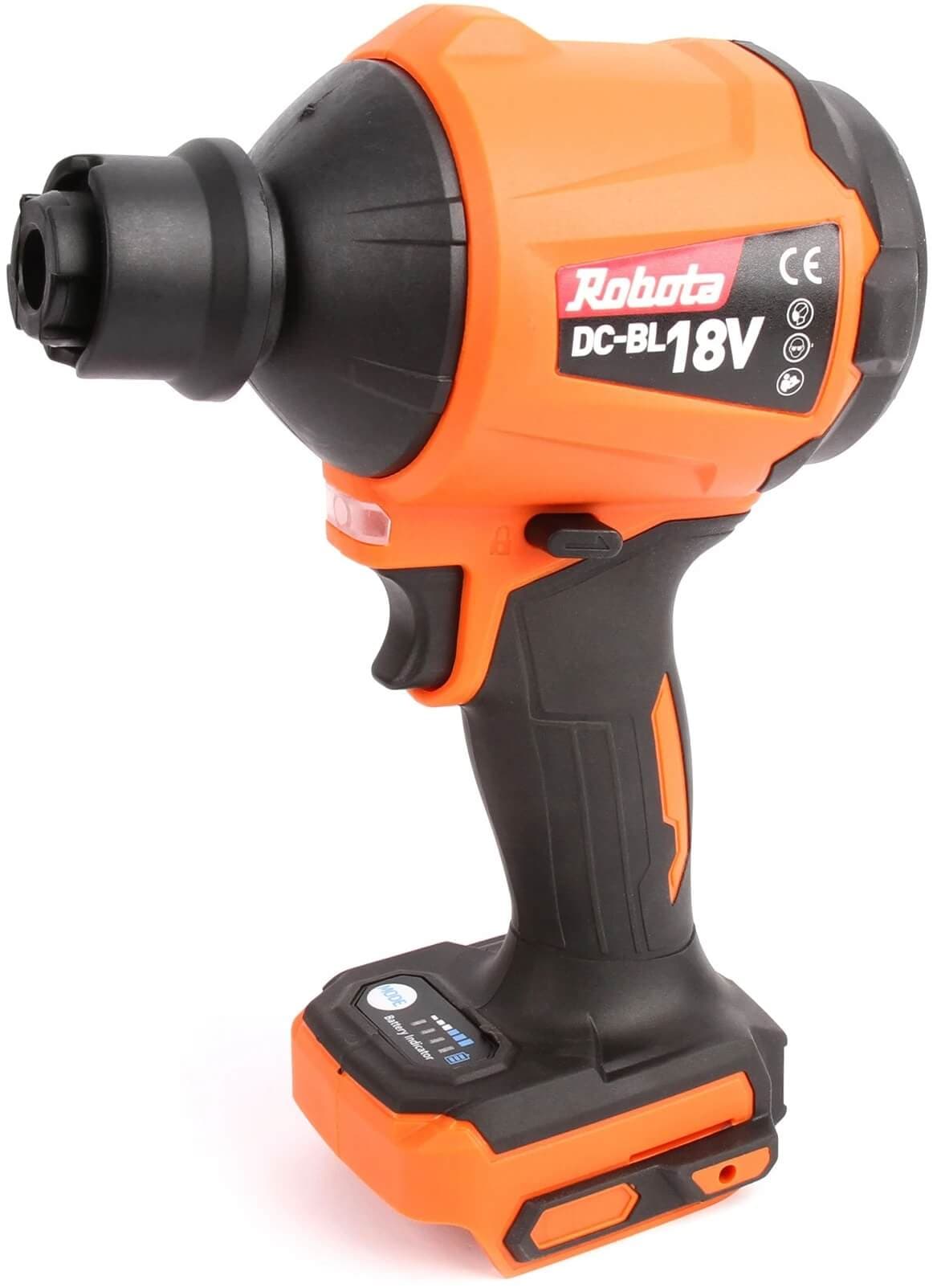 Akkuturbopuhallin 18 V, Robota – Robota