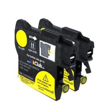 inkClub Mustepatruuna keltainen, korvaa Brother LC1100Y KBA041 Vastaa: LC1100Y – inkClub