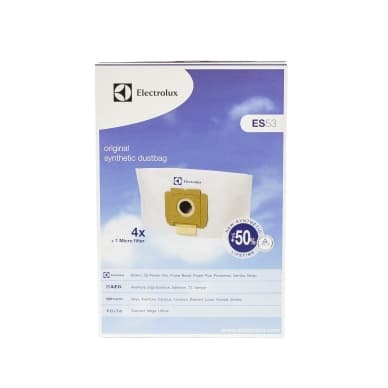 Original Pölypussit, mikrokuitu, 4kpl.  E53 Vastaa: N/A – Original