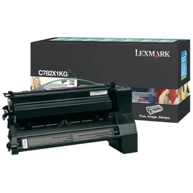 Lexmark Värikasetti musta Return Prog High Yield 15.000 sivua C782X1KG Vastaa: N/A – Lexmark