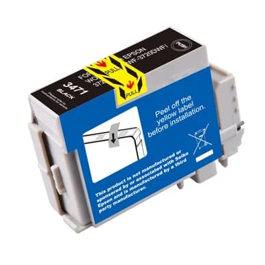 WL Mustepatruuna, korvaa Epson 34XL, musta, 1100 sivua 0T03471 Vastaa: T3471 – WL