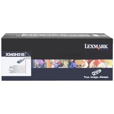 Lexmark Värikasetti musta 6.000 sivua X340H31E Vastaa: N/A – Lexmark