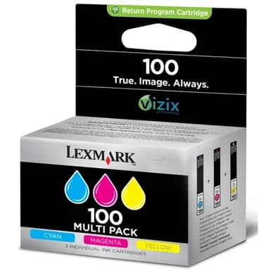 Lexmark Paket: cyan, magenta, keltainen patron 14N0849 Vastaa: N/A – Lexmark