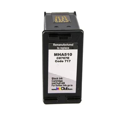 inkClub Mustepatruuna, korvaa HP 339, musta, 21 ml MHA510 Vastaa: C8767EE