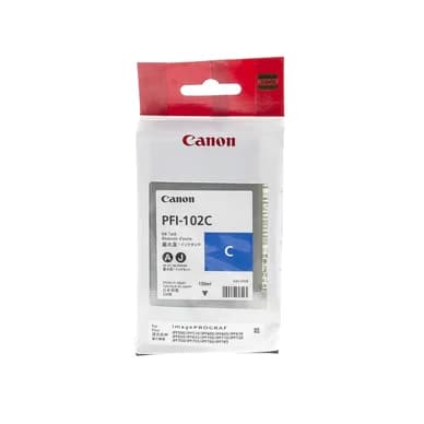 Canon Canon PFI-102 C Mustepatruuna Cyan 0896B001 Vastaa: N/A