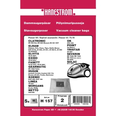 Premium Pölypussit, mikrokuitu, 5kpl. DU12286 Vastaa: N/A – Premium