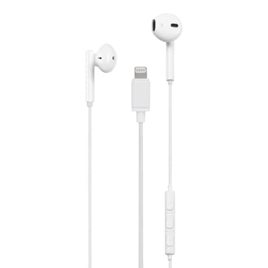 Streetz Streetz Lightning-kuulokemikrofoni, in-ear, MFi, äänenv. säätö, valk. HL-390 Vastaa: N/A – STREETZ