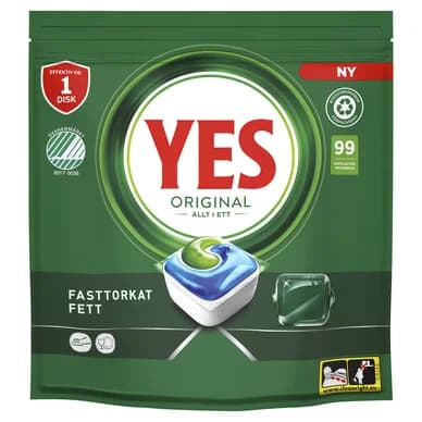 YES YES All in One Original Konetiskiaine, 99 kpl 8700216240284 Vastaa: N/A – YES