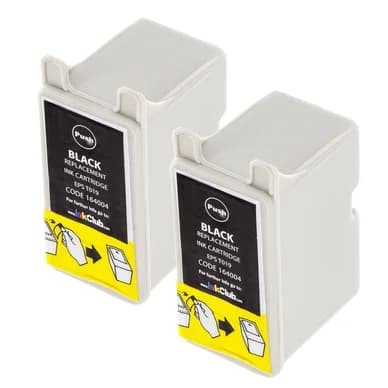 inkClub Mustepatruuna musta 25ml, 2-pakkaus KEC034-2 Vastaa: T019