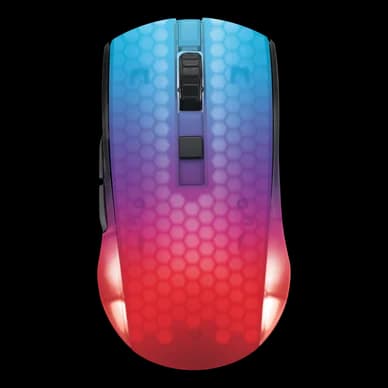 DELTACO DM320 Langaton ultrakevyt tietokonehiiri puoliläpinäkyvä RGB 7333048058614 Vastaa: N/A