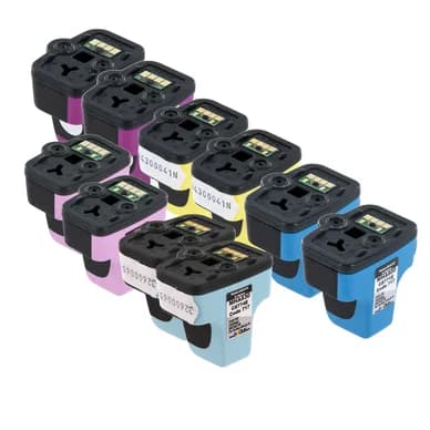 inkClub Multipack, 10 mustepatruuna, 2x(C/M/Y/PC/PM) MHA6-10 Vastaa: C8775