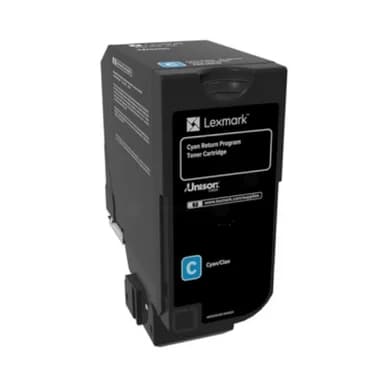 Lexmark Värikasetti cyan, 12.000 sivua 74C2HC0 Vastaa: N/A