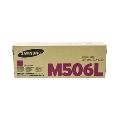 Samsung Värikasetti magenta, 3.500 sivua, high yield CLT-M506L Vastaa: N/A