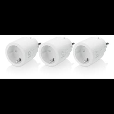 DELTACO Smart Home virtakytkin, 1xCEE 7/3, 10A, ajastin, 3 kpl SH-P01-3P Vastaa: N/A
