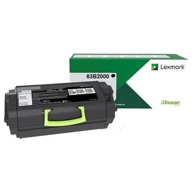 Lexmark MX717/MX718 Toner musta (Return) 11k 63B2000 Vastaa: N/A – Lexmark