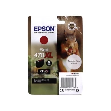 Epson Epson 478XL Mustepatruuna Punainen T04F5 Vastaa: N/A