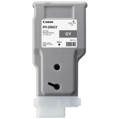 Canon Canon PFI-206 GY Mustepatruuna harmaa, 300 ml 5312B001 Vastaa: N/A