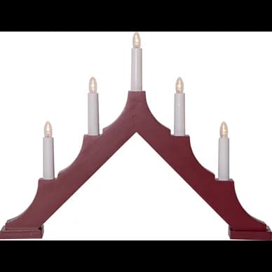 Star Trading Kynttilänjalka Alma Punainen 44cm 219-92 Vastaa: N/A – STAR TRADING
