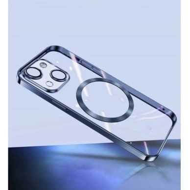 Turtos Kännykkäkotelot MagSafe Transparent iPhone 15, Navy Blue AC17277 Vastaa: N/A