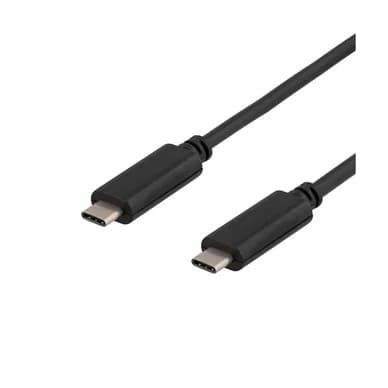 DELTACO DELTACO USB 3.1 kabel, Gen 1, Typ C - Typ C, 0,5m, 3A, svart 7333048008039 Vastaa: N/A