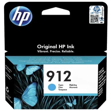 HP HP 912 Mustepatruuna Cyan 3YL77AE Vastaa: N/A