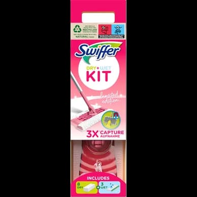 Swiffer Swiffer Sweeper Starter Kit Moppi Pink  8006540634127 Vastaa: N/A