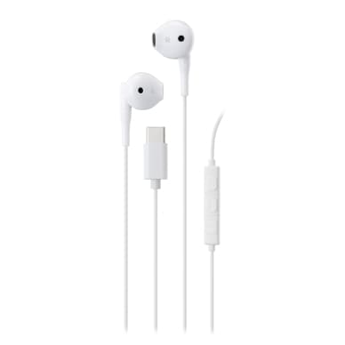 Streetz Streetz C210 Semi-in-ear kuulokkeet, 3-button, USB-C, valkoinen C210-WHT Vastaa: N/A – STREETZ