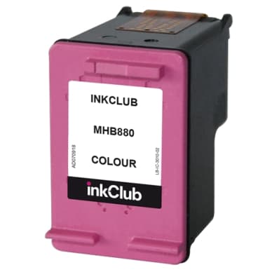 inkClub Mustepatruuna, korvaa HP 302XL, 3-väri, 330 sivua MHB880-V2 Vastaa: F6U67AE