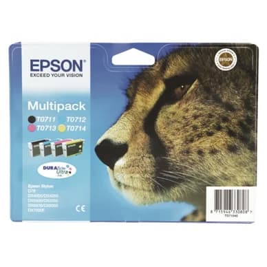Epson Multipack T0711 + T0712 + T0713 +T0714 T0715 Vastaa: N/A