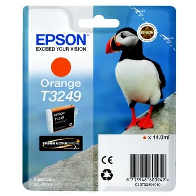 Epson Epson T3249 Mustepatruuna oranssi T3249 Vastaa: N/A
