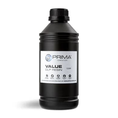 Prima PrimaCreator Value DLP / UV Resin 1000 ml Kirkas 7340002114446 Vastaa: N/A