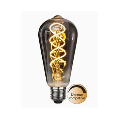 Star Trading Dekoration LED Filament E27 ST64 Smoked 354-63-1 Vastaa: N/A – STAR TRADING