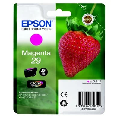 Epson Epson 29 Mustepatruuna Magenta T2983 Vastaa: N/A – Epson