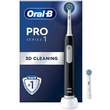 Oral-B Oral-B Pro 1 Series 1 Sähköhammasharja Black + Extra Refill 8006540771457 Vastaa: N/A