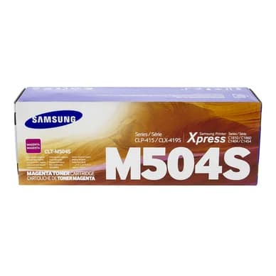Samsung Värikasetti magenta, 1.800 sivua CLT-M504S Vastaa: N/A