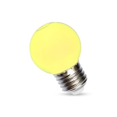 Spectrum LED Keltainen E27 LED-pallolamppu 1W 230V WOJ11798 Vastaa: N/A