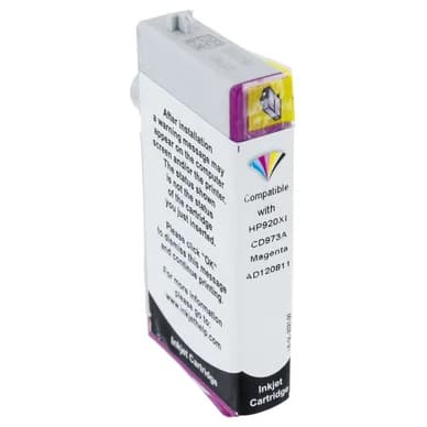 inkClub Mustepatruuna, korvaa HP 920XL, magenta, 800 sivua MHB490 Vastaa: CD973AE
